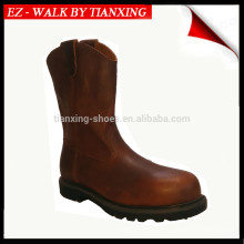 Botas ocidentais com Welted e injeção Welington botas de trabalho com dedo de aço